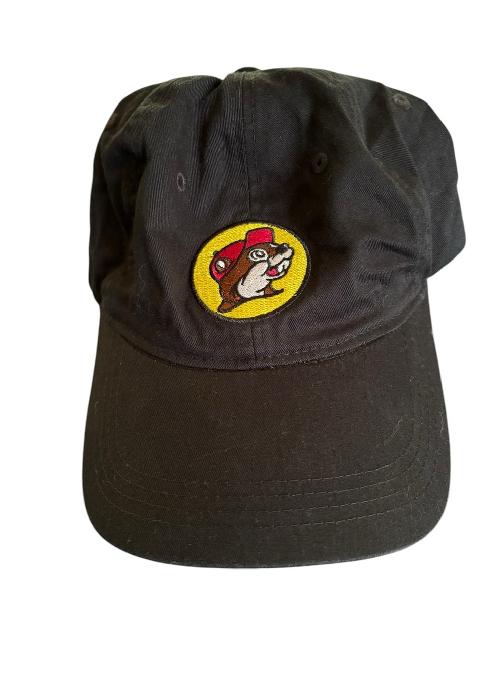 BUC~EES Signature Cap Hat Black OS Adjustable 100% Cotton W/Embroidered Logo